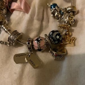 Pandora “hero” dog tag charm